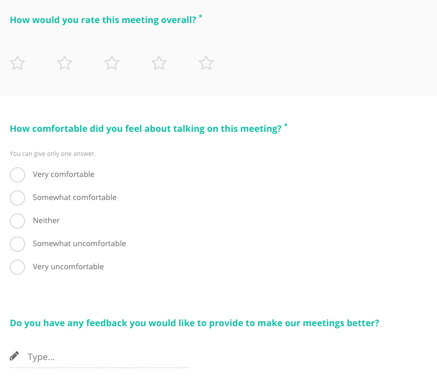 Meeting Feedback How To Quickly Improve Team Meetings 
