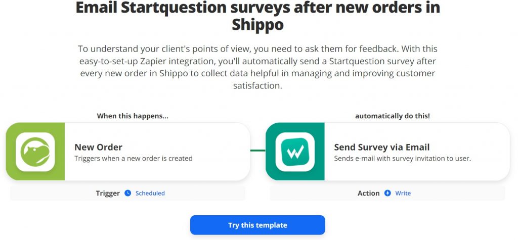 How to integrate Shippo with survey software