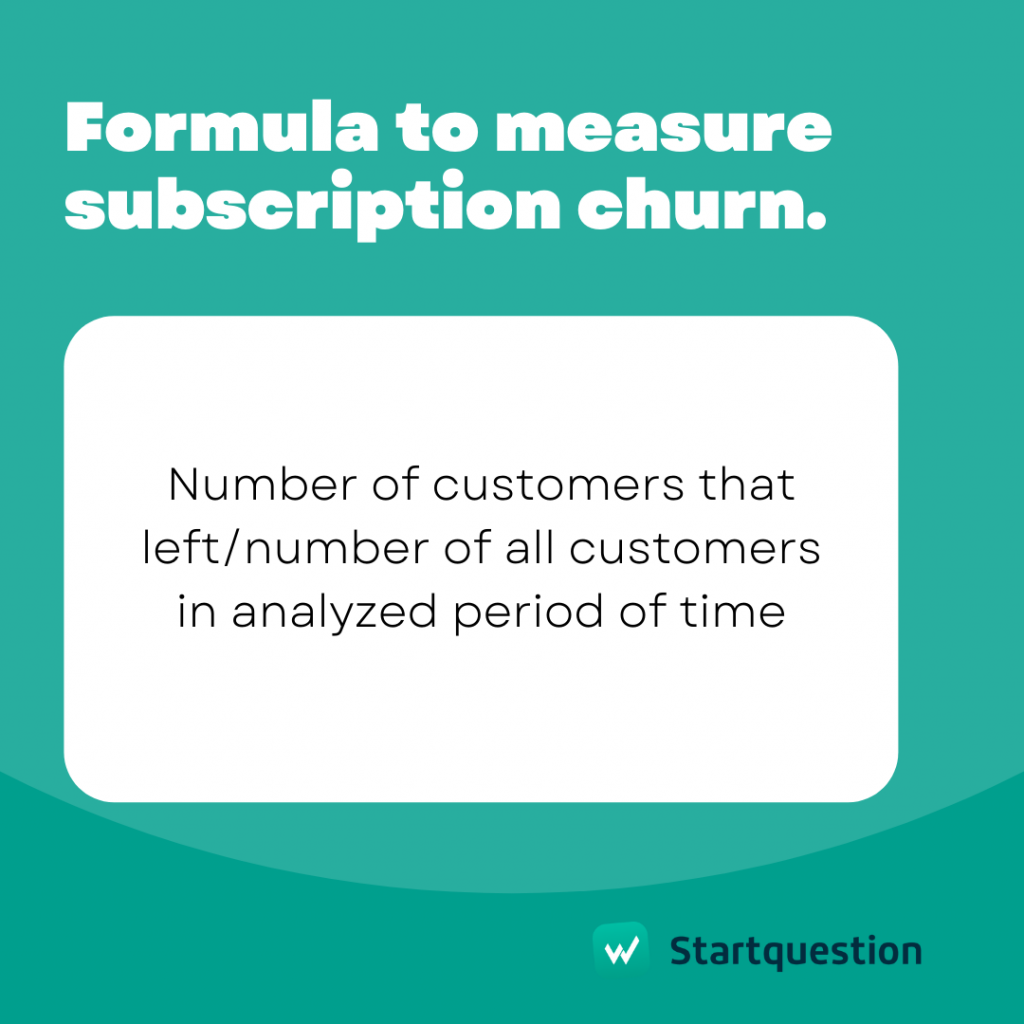 Learn how to measure subscription churn rate