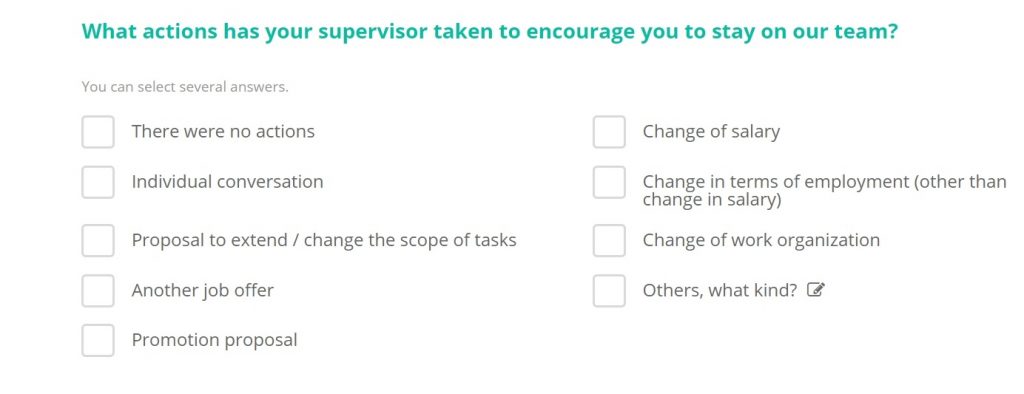 survey about supervisor