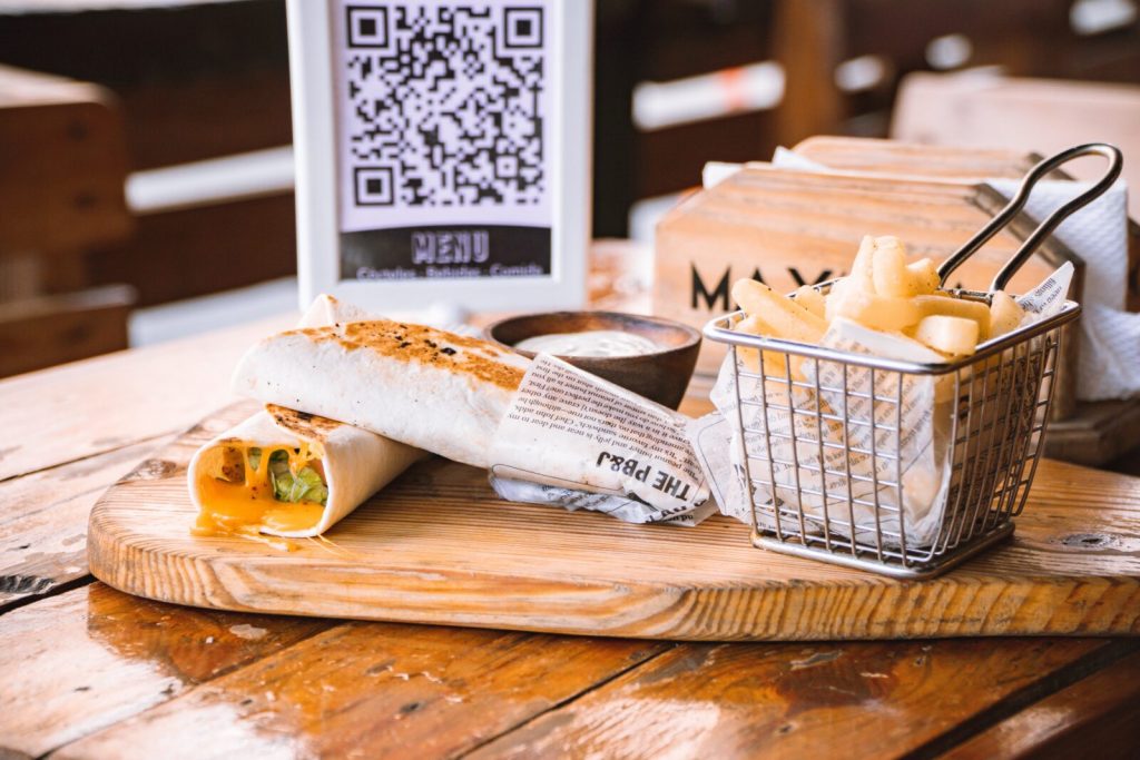 QR codes are popular in food industry